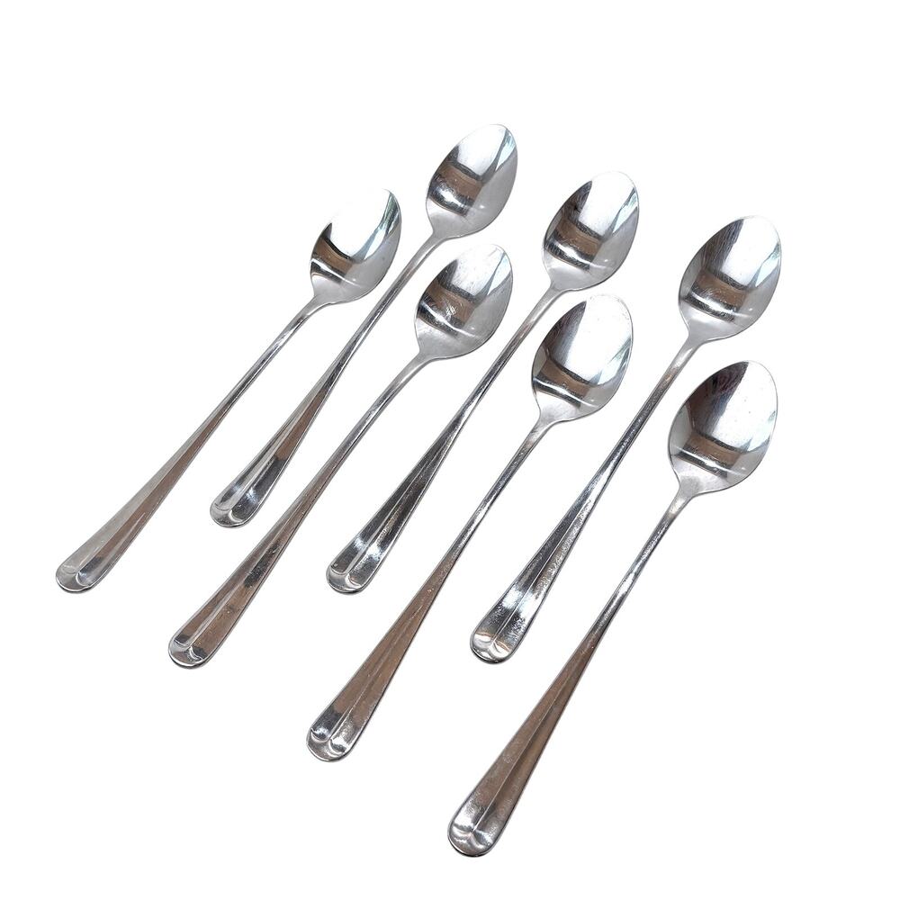 Supreme By Towle 18 8 Stainless Iced Tea Spoons Set Of 7